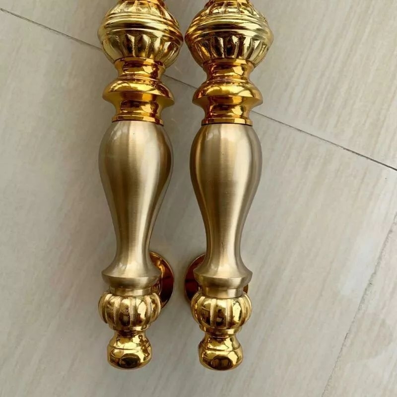 Tarikan Pintu Kuningan Antik Anti karat model bima