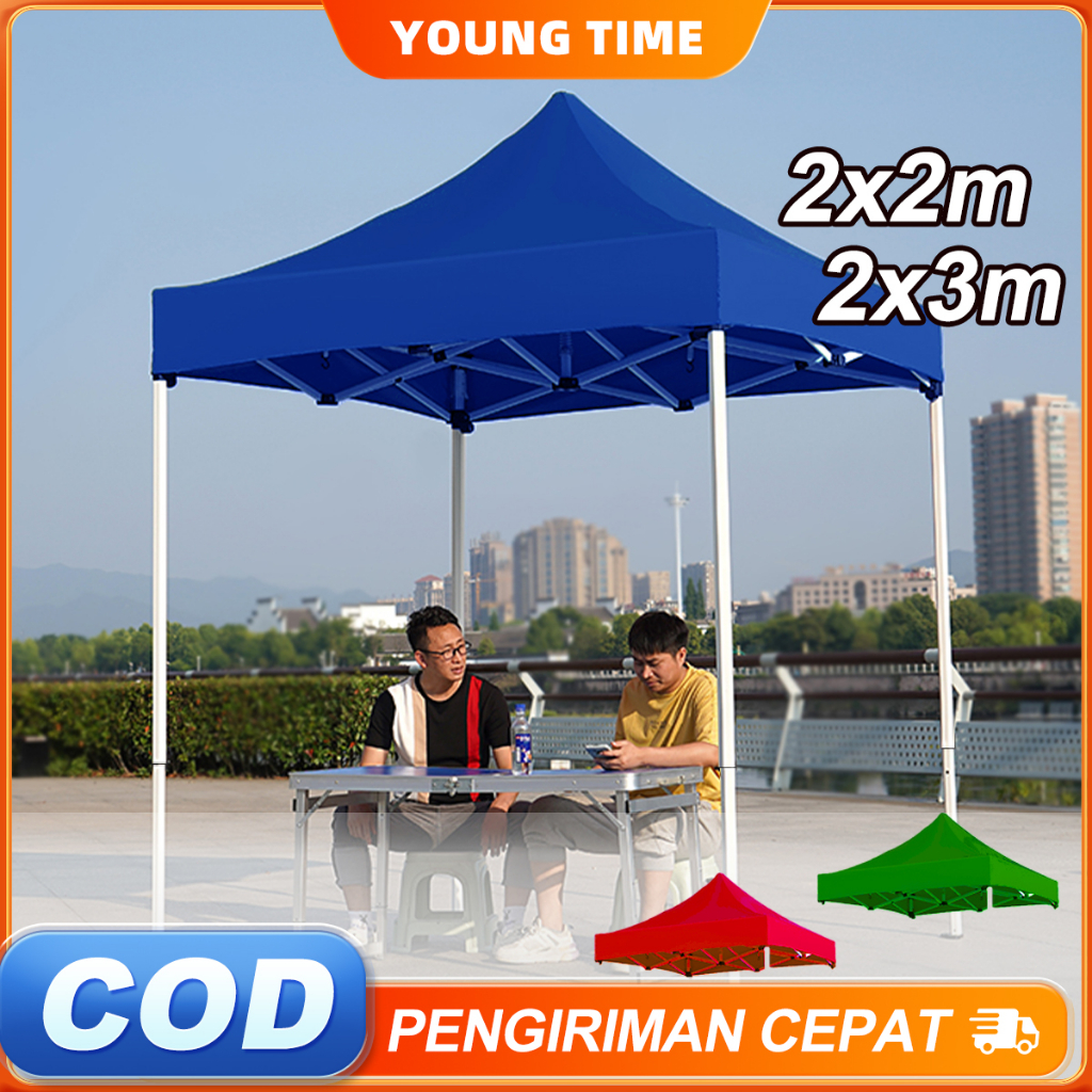 Tenda Lipat 2x2 Tenda Jualan Alat Olahraga Tenda Bazar  Outdoor Tenda Gazebo Pameran Dagang Beberapa Warna