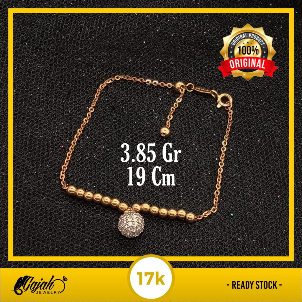 Gelang Emas 17K - 3.85 Gr Kadar 750 - 5395