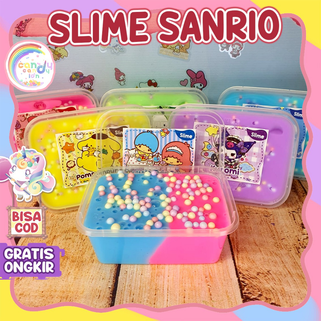 Mainan Anak Slime San San by candycandy.idn