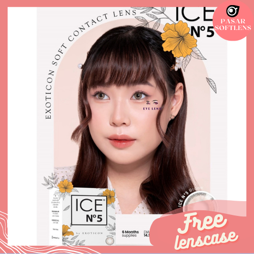 SOFTLENS ICE N5 MINUS -2.75 S/D -6.00 FREE LENSCASE DIA 14.5MM - BY X2 EXOTICON