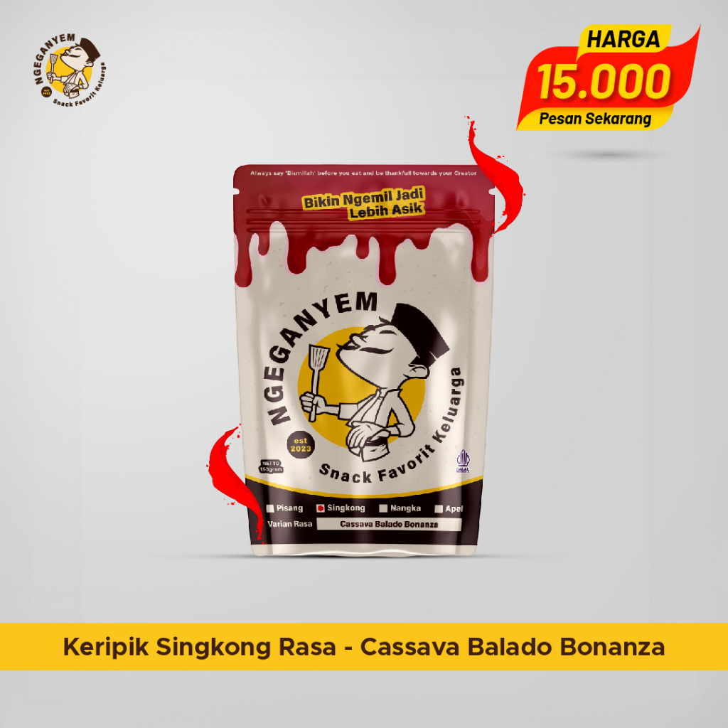 

Keripik Singkong - Cassava Balado Bonanza