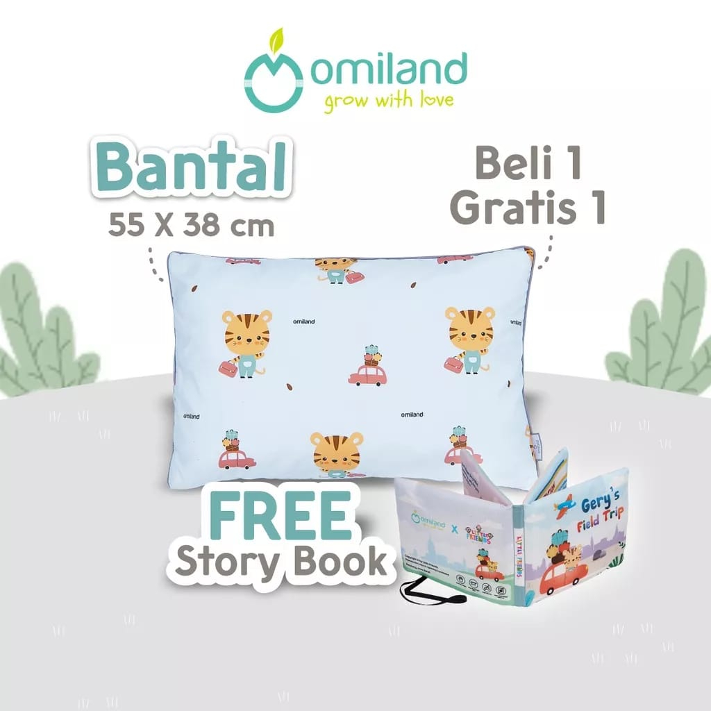 Omiland Bantal Anak Gratis Soft Book Tim dan Gery Series