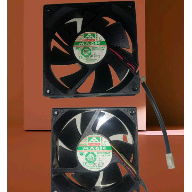 Kipas DC 12V 8x8 cm High Speed Fan merek AVC / Nidec / Sunon / Magic / ADDA / NMB / Cooler Master / 