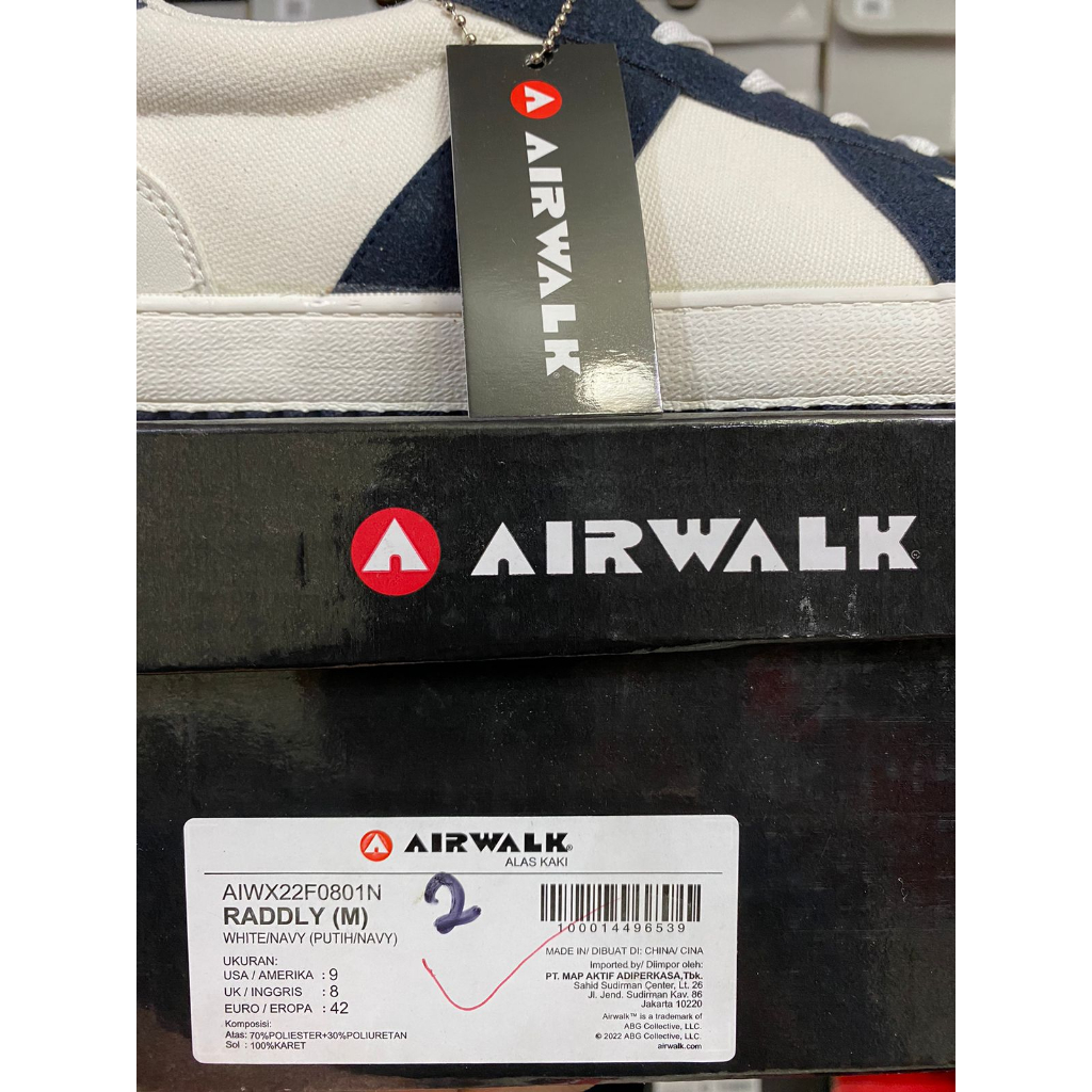 Aiwalk Raddly White/Navy Men's Shoes Original