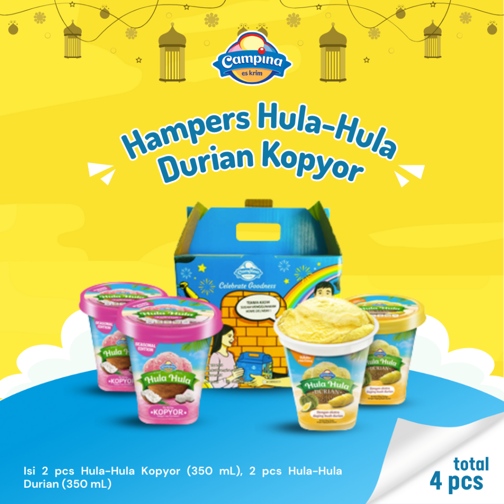 HAMPERS HULA DURIAN KOPYOR - ES KRIM