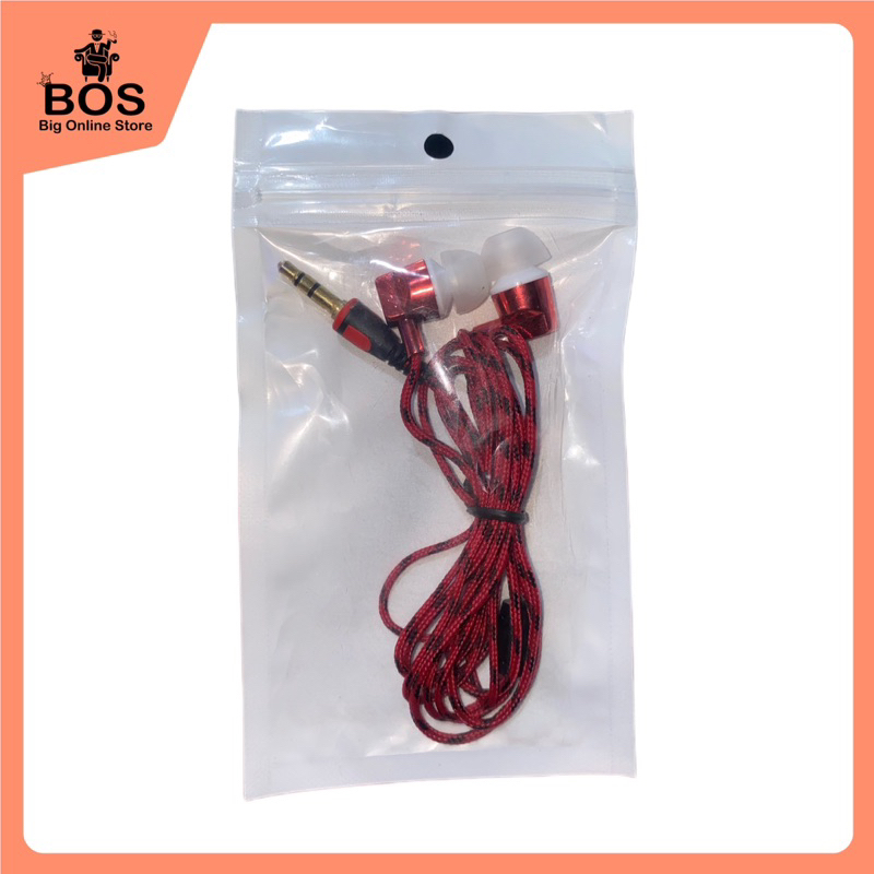 BOS - HF MUSIC MP3 NEW RANDOM | HANDSFREE HENSET EARPHONE NON MIC STEREO