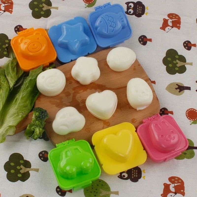 Cetakan Lucu Telur Rebus / Nasi Sushi Model Animal Untuk Bekal