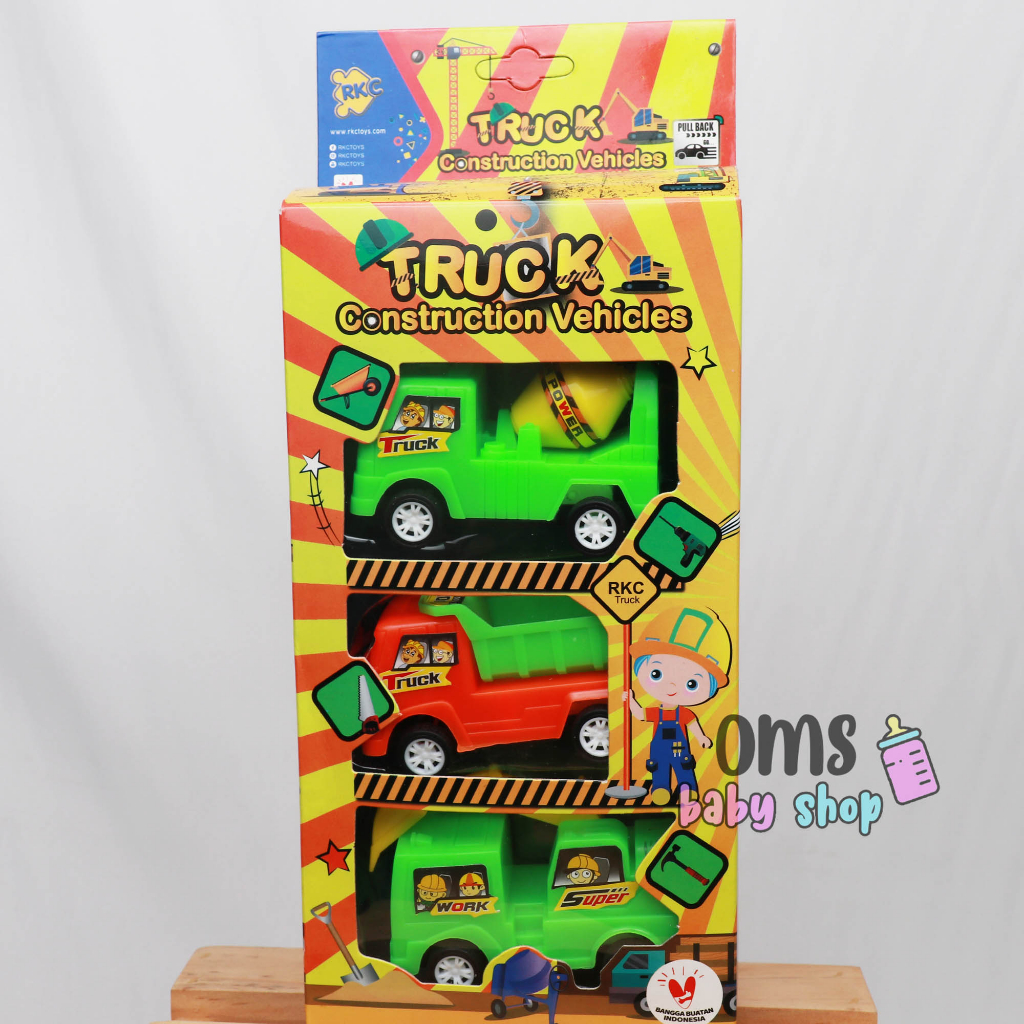 [OMS Babyshop] Mainan Mobil Anak / Truck Toy / Mainan Truck Anak / Mainan Edukasi Anak