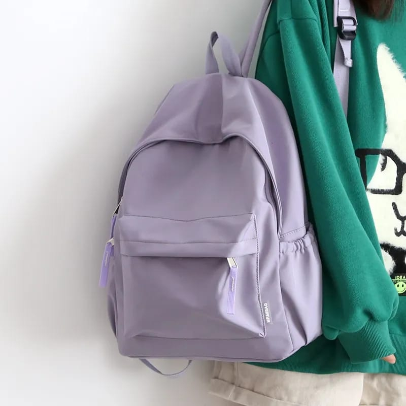 Taslangford -  Backpack Tas Kuliah Polos Pria Wanita Ransel Sekolah SD SMP SMA