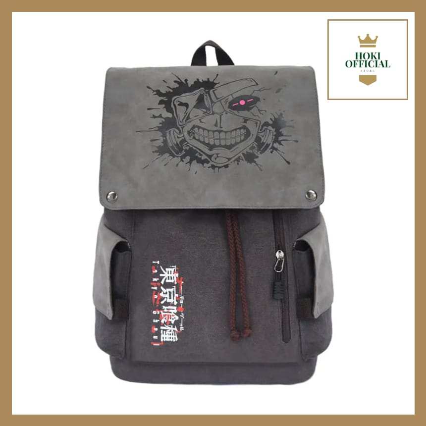 [COD] Tas Ransel Anime Naruto Attack On Titan Tokyo Ghoul Shingeki No Kyojin Ransel Sekolah SMP SMA Kuliah Kapasitas Besar Ada Slot Laptop HokiOfficial