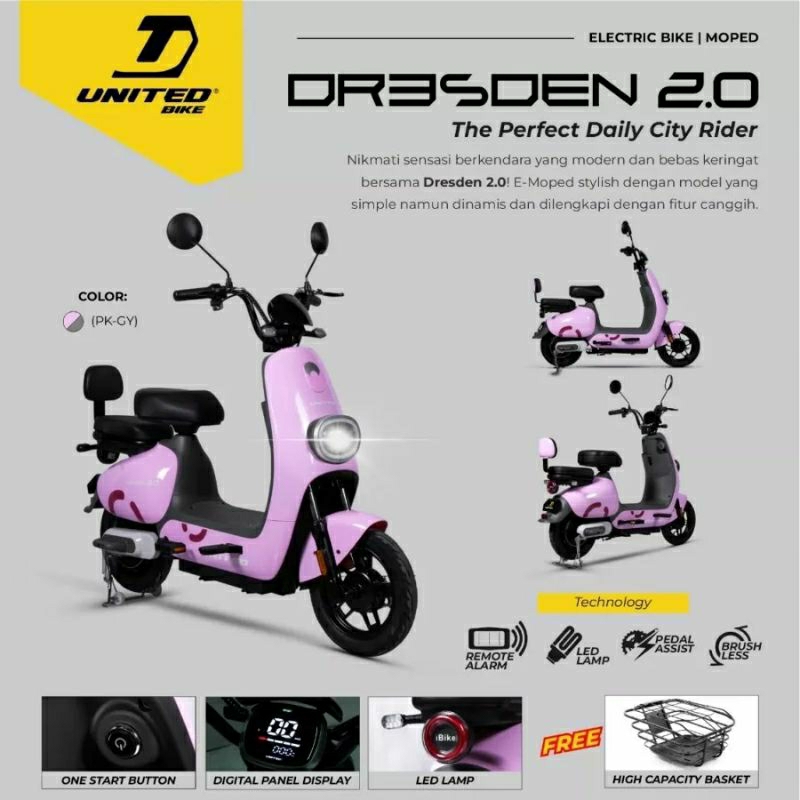 Sepeda Listrik United Dresden 2.0 ( DOPP)