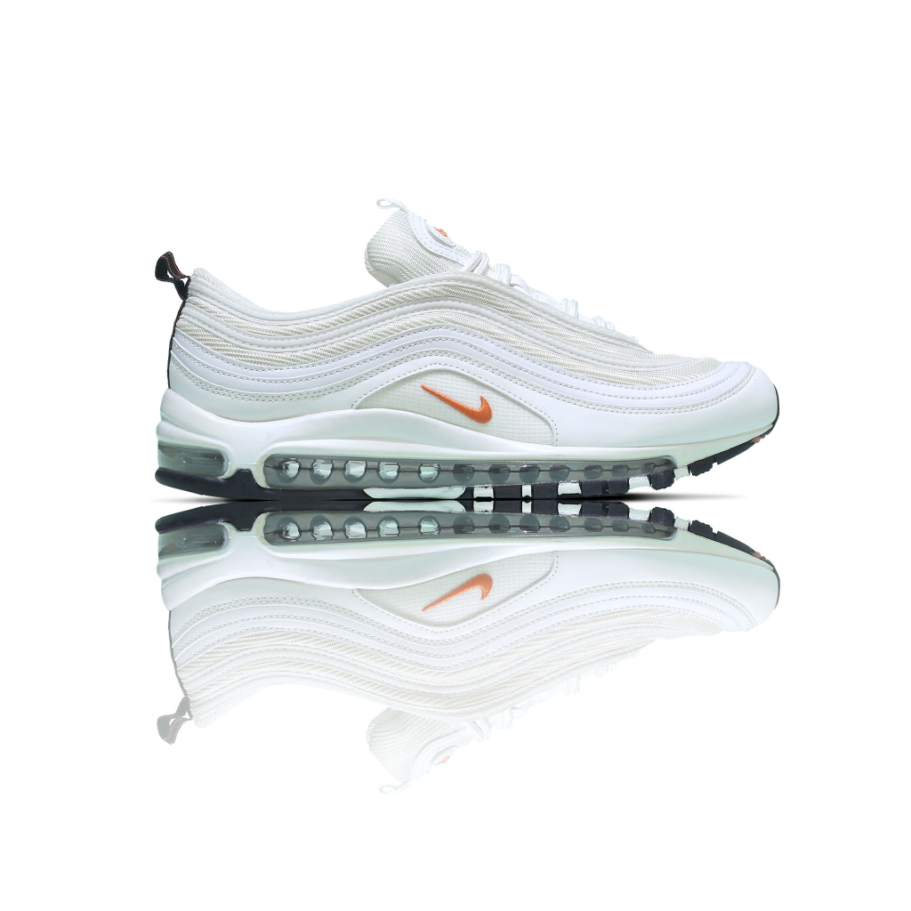 Sepatu Pria Nike Air Max 97 Varian White Full Black Kombinasi Metalic Couple Big Size 36 Sampai 46 Import Premium High Quality