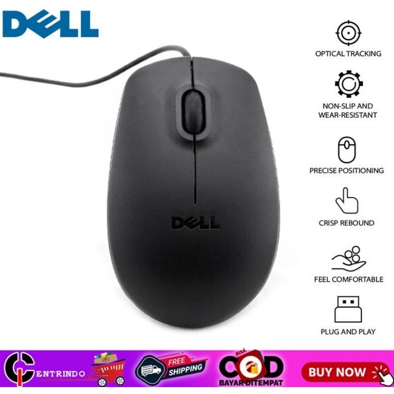 Mouse USB DELL MS111 Optical Wired Mouse Dell