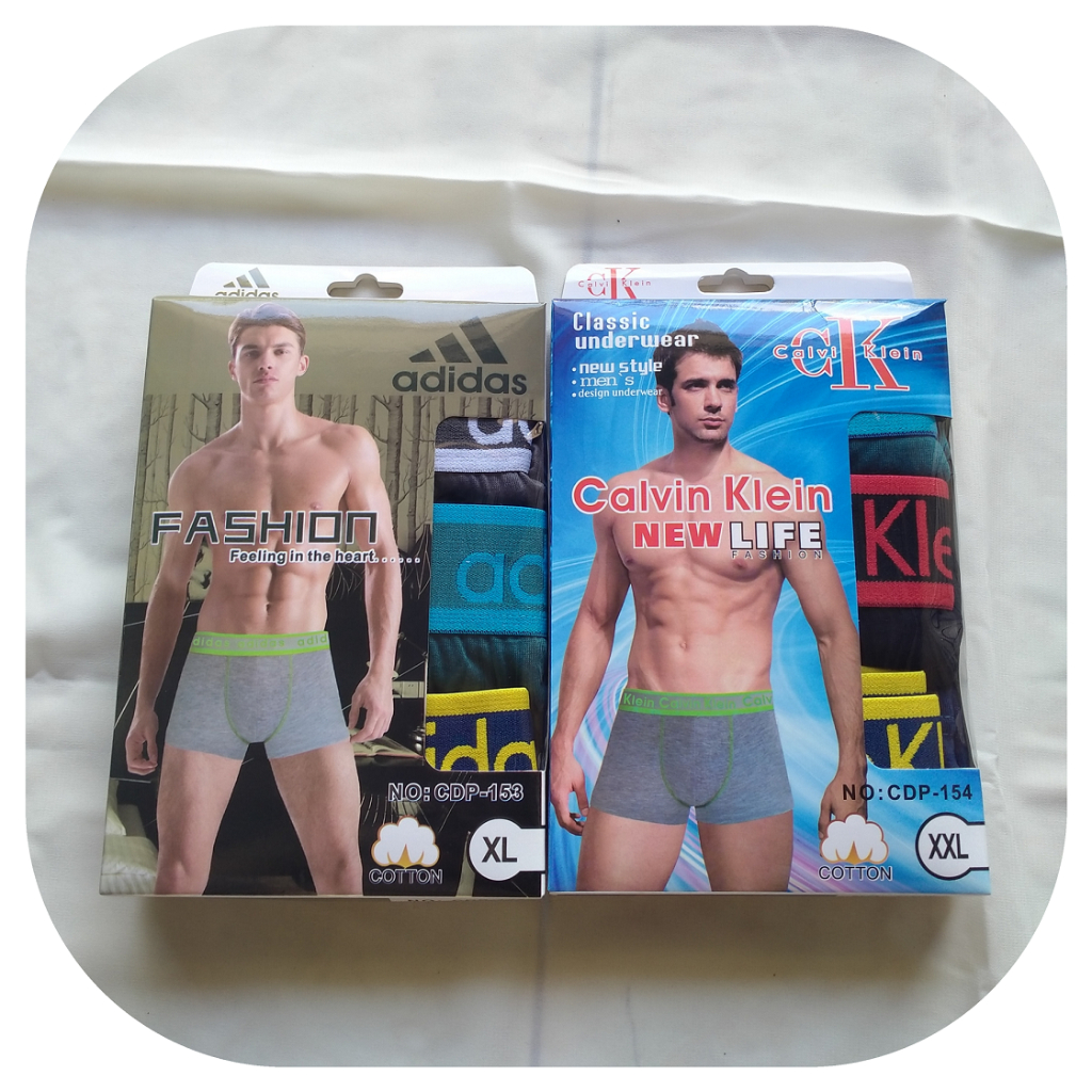 CELANA DALAM PRIA BOXER IMPORT XL XXL DEWASA BAHAN KATUN COWOK LAKI LAKI DALEMAN SPORT (ISI 1 PCS, BUKAN 1 BOX) HARGA GROSIR