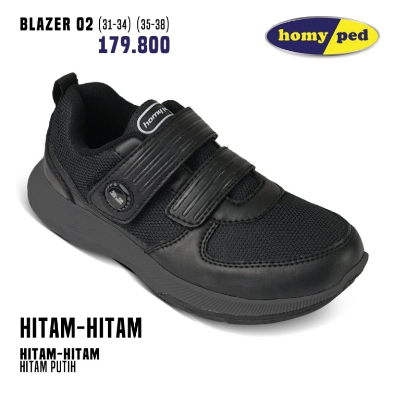 Sepatu Sekolah Homyped Terbaru Blazer 02 Original 100% (Free Kaos Kaki)