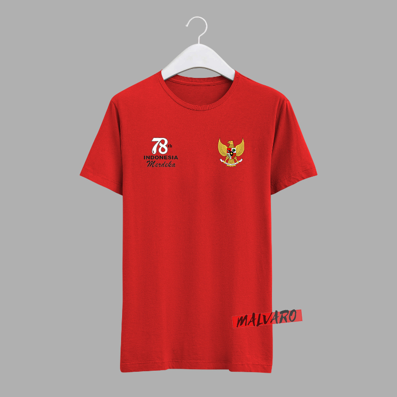 MALVARO-BAJU HUT RI 78/ KAOS HUT RI INDONESIA 78/ KAOS PANITIA 17 AGUSTUS IND-12