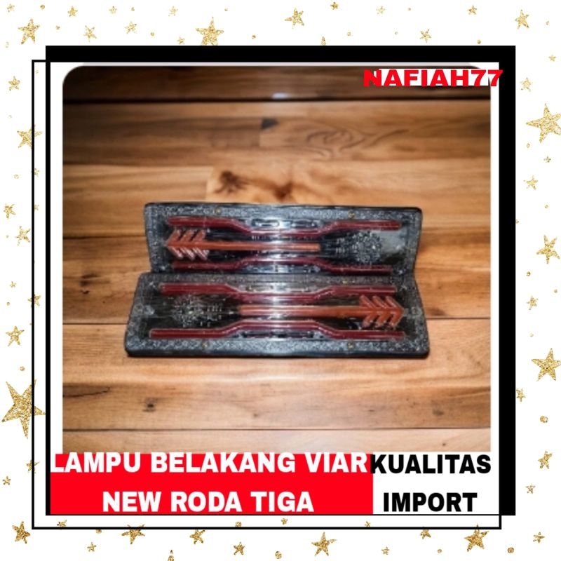 (TERMURAH)LAMPU BELAKANG VIAR NEW (LEBAR 30CM)RODA TIGA SPARE PARTS MOTOR RODA TIGA