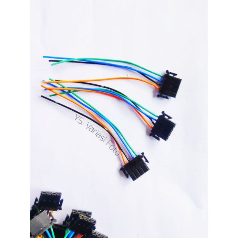 Soket Socket Kabel 3 atau 4 Pin Saklar Lampu Motor