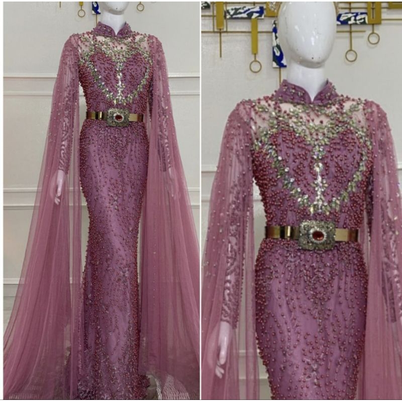 GAUN SLIM BEREKOR MODERN//GAUN WEDDING FULL PAYET//GAUN