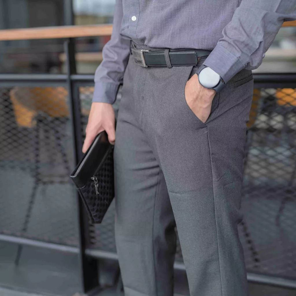 CELANA KANTOR FORMAL PRIA SLIMFIT BAHAN DASAR KAIN WOLL KUALITAS