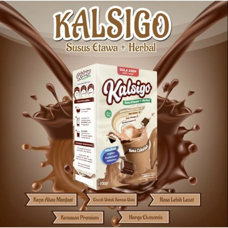 

KALSIGO ORIGINAL SUSU KAMBING ETAWA RASA COKLAT 200GR