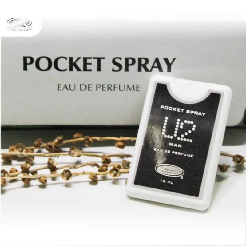 Parfum Saku Dobha Pocket Spray 18ml EDP Eau De Parfume BPOM &amp; MUI varian aroma