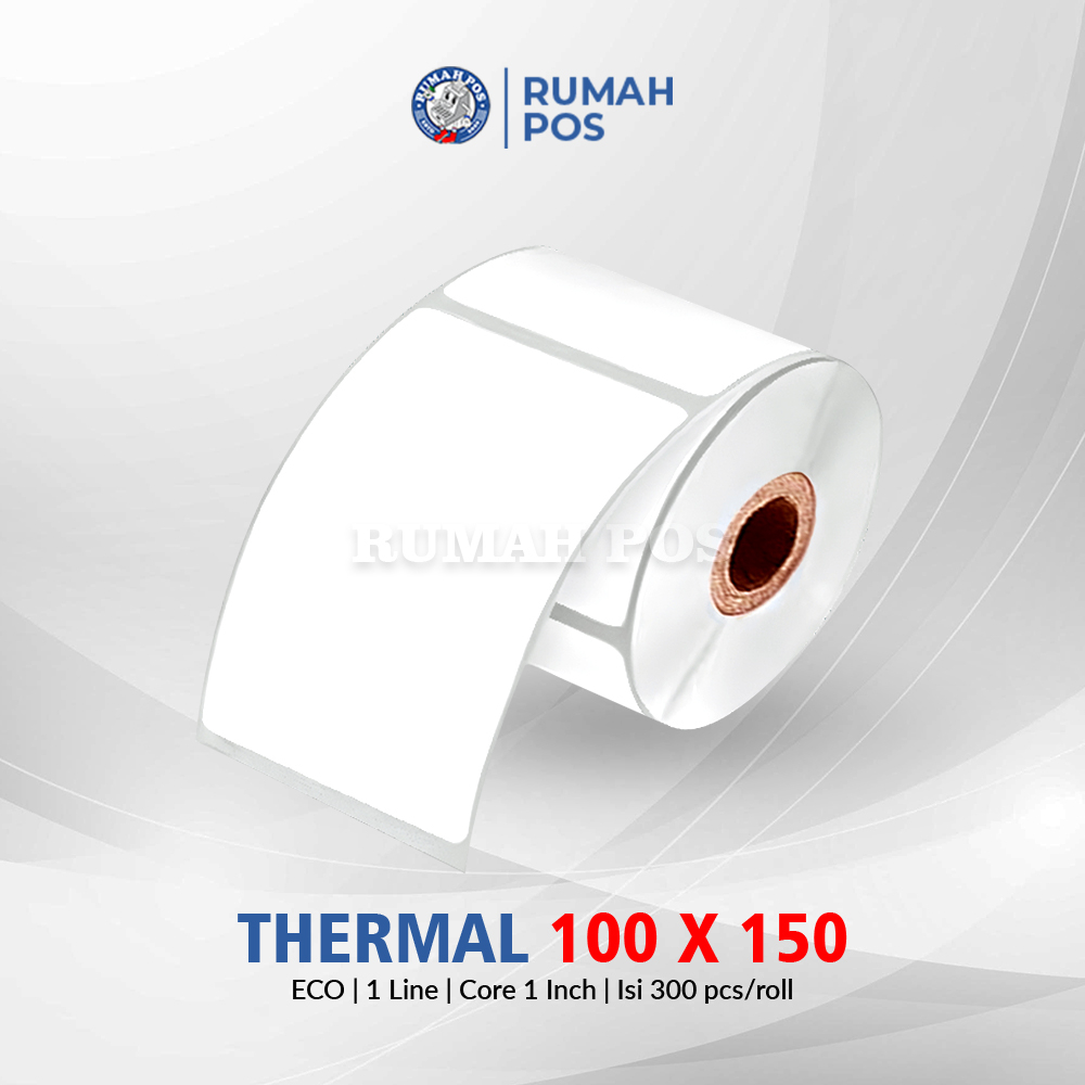 

Sticker Resi Thermal ECO 100X150mm Label Barcode isi 250pcs