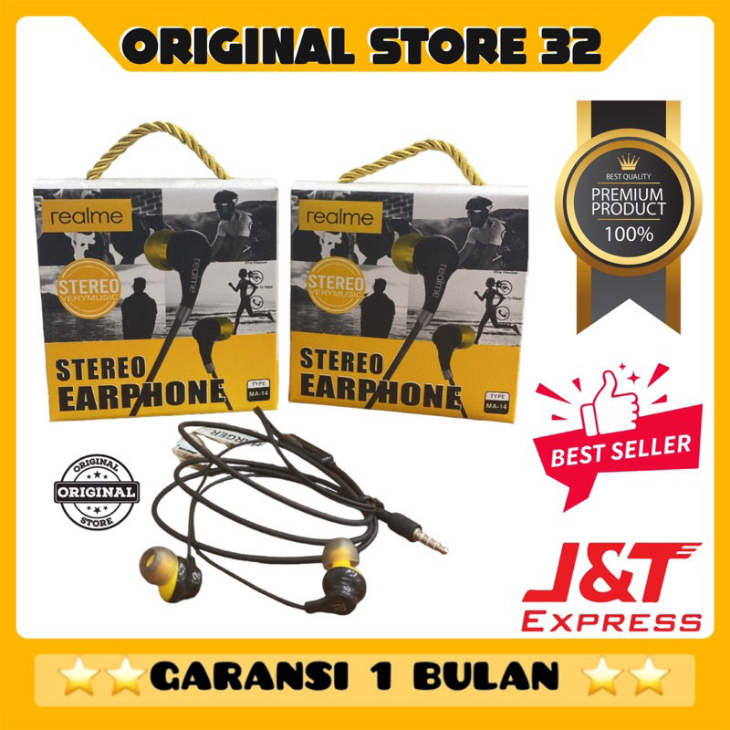 HF/HEADSET / EARPHONE REALME MA-14 PREMIUM SUPER BASSS