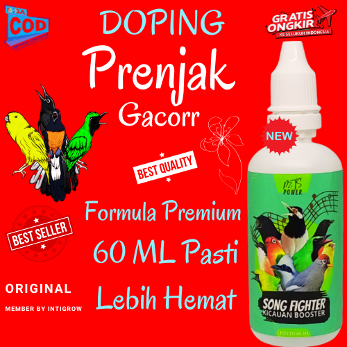 Doping Burung Prenjak 60 ML  /  Obat Doping Burung Prenjak / Doping Buat Burung Prenjak /  Vitamin B