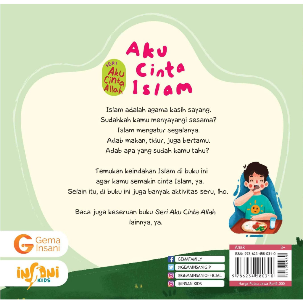 Buku Anak Muslim Seri Aku Cinta Allah, Aku Cinta Islam - Gema Insani