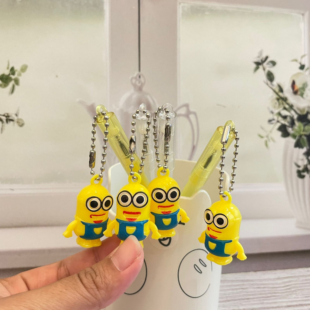 

Pulpen Gel Gantungan Minion - pena lucu pen gel bolpoin bisa dihapus bulpen warna warni unik alat tulis hadiah anak sekolah & kantor stationery cute karakter kartun