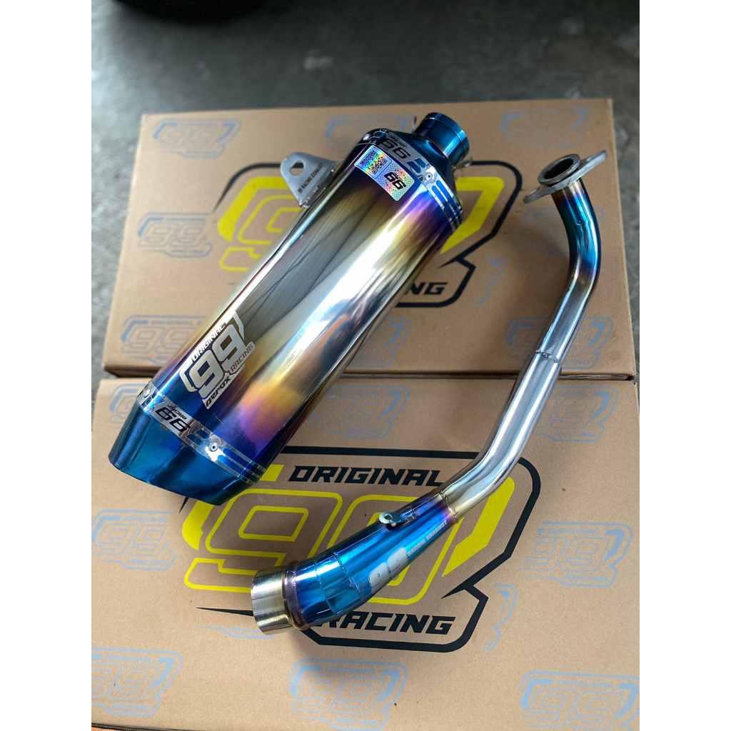 Knalpot Original 99 Racing Exhaust type M7 untuk All Matic