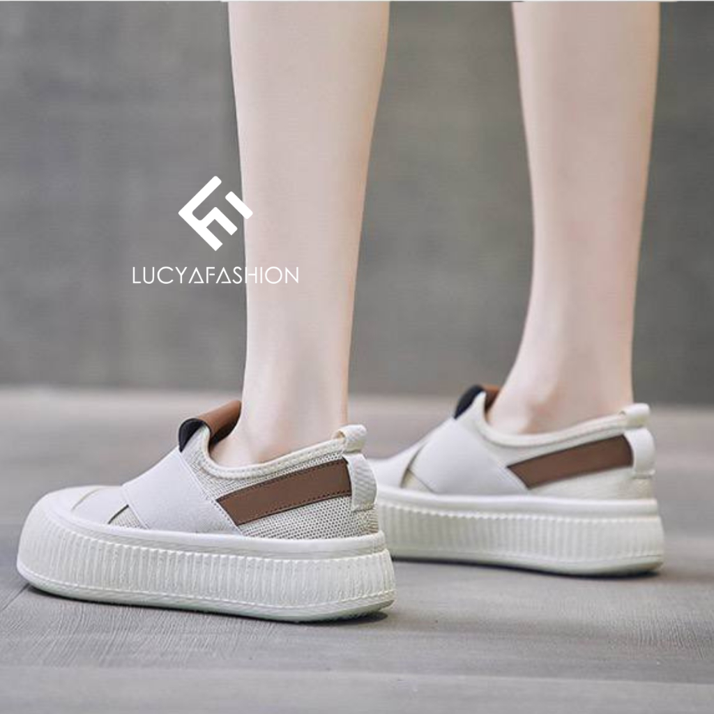 1504 Sneakers Korea Viral Sepatu Wanita Import Kekinian Terbaru