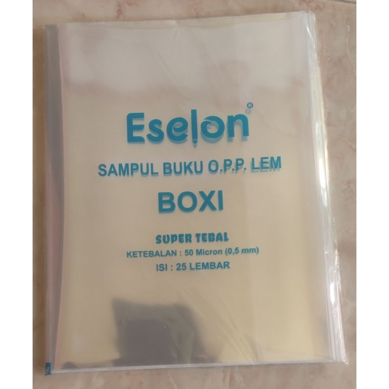 Sampul plastik lem boxy super tebal 50micron isi 25pcs