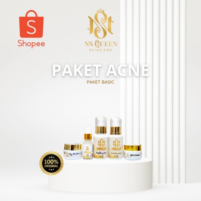 Skincare Ns Queen Paket Basic Acne Original Ns Queen Official