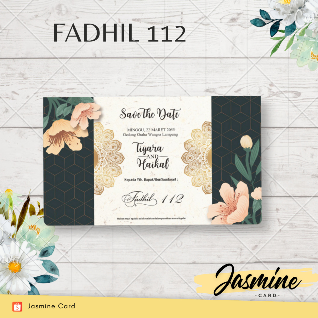 BLANGKO UNDANGAN PERNIKAHAN SOFTCOVER TERMURAH FADHIL 112