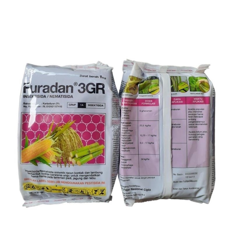 Intektisida Nematisida Furadan 3GR ISI 1KG