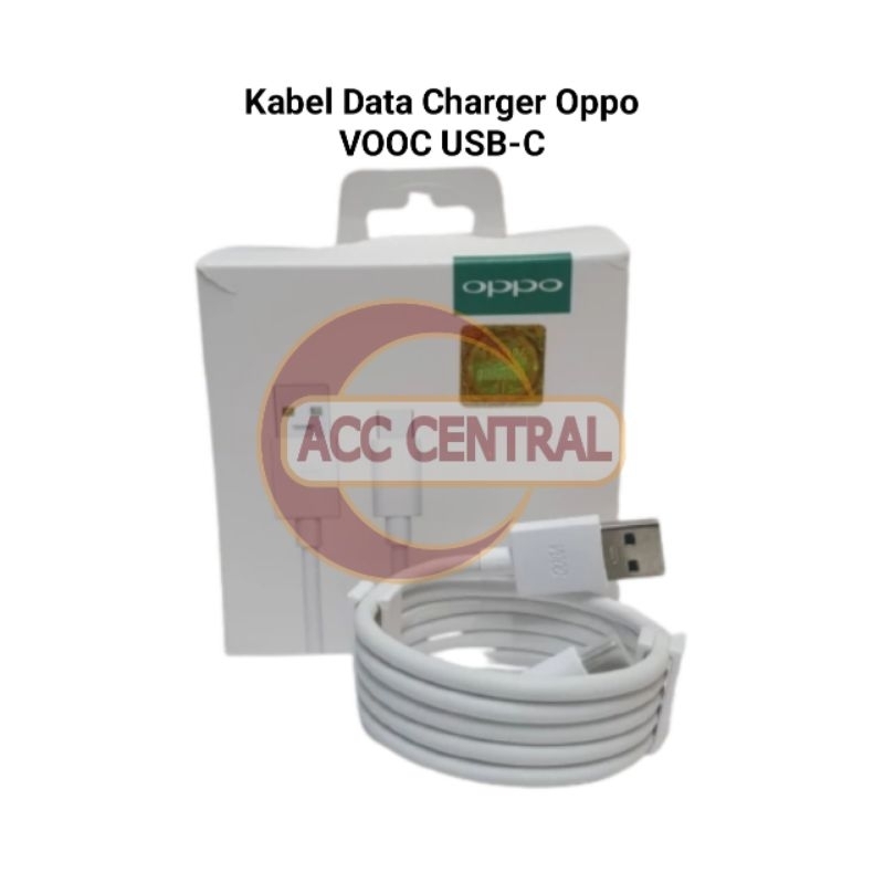 Original Kabel Data Charger Oppo VOOC USB-C Oppo A5 2020 / A9 2020