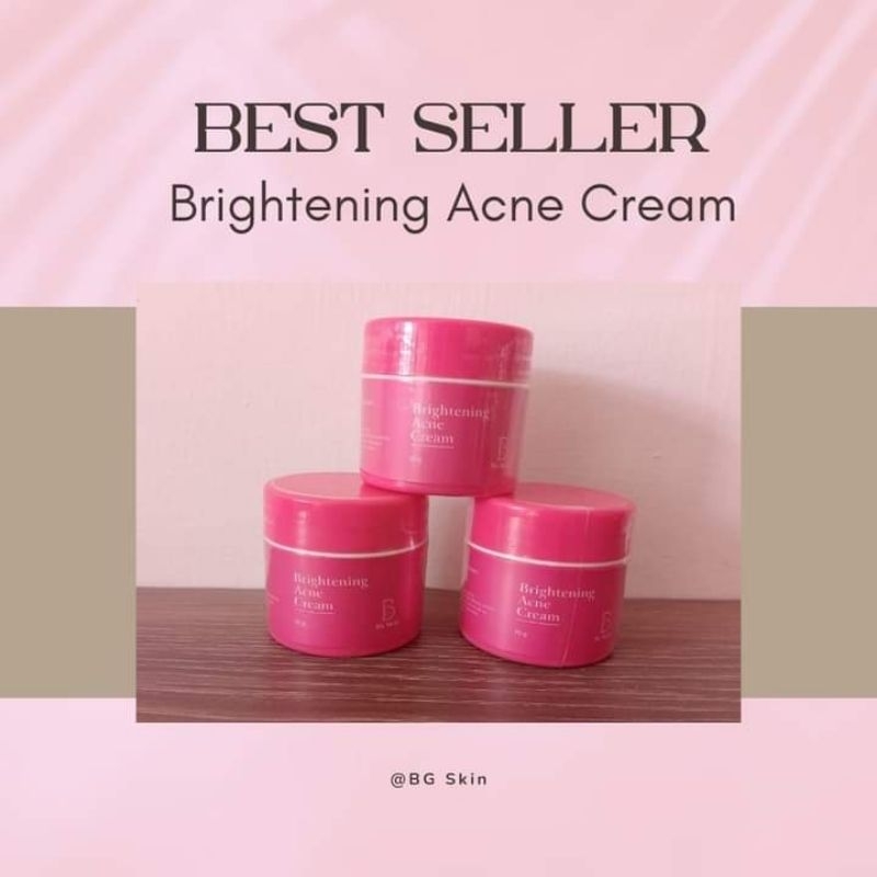brightening acne cream/manfaat brightening acne cream /beauty glow/brightening acne cream bg skin/br