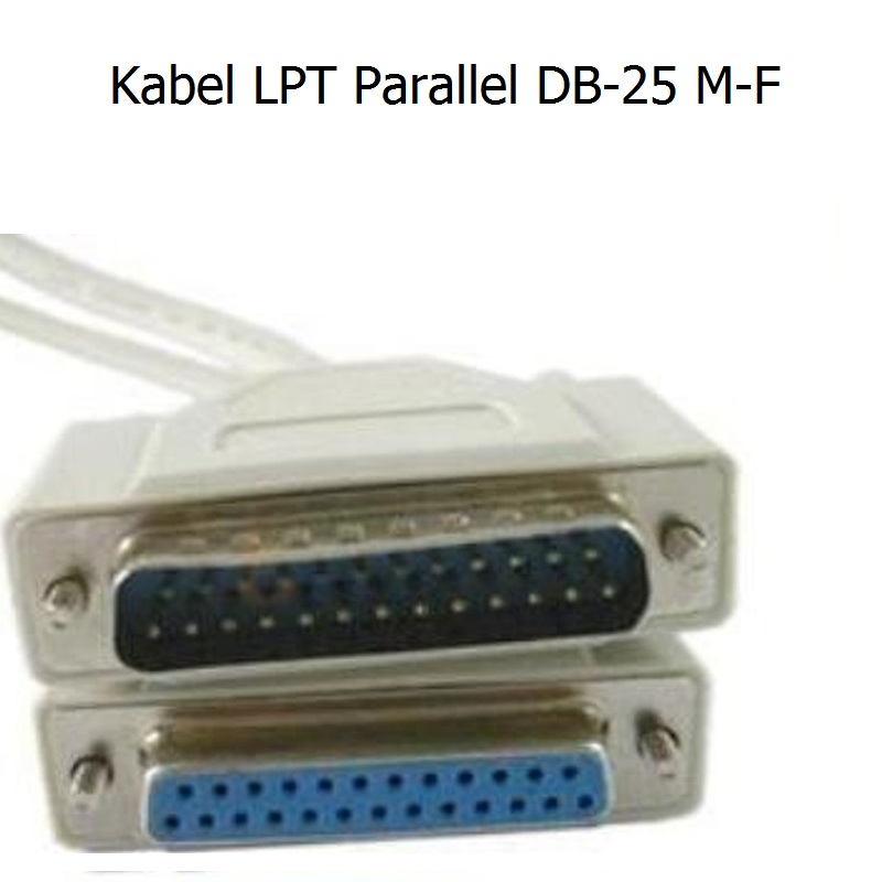 KABEL SERIAL PARALLEL DB25 M-F 1.2m