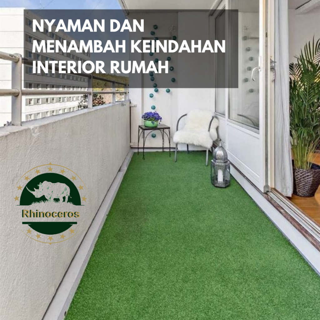 Karpet Rumput Sintetis Meteran Artificial Grass Tebal 20mm 30mm