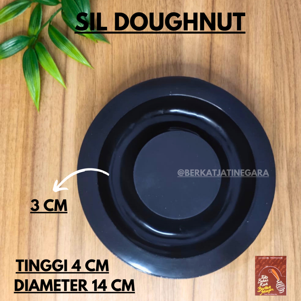 CETAKAN DONAT BESAR / SIL DOUGHNUT / SILICONE BENTUK DONAT BESAR / PCS