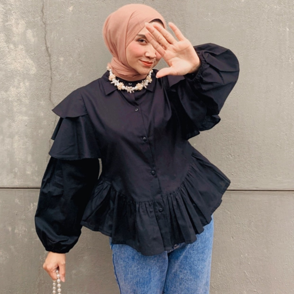 RX FASHION - KIARA BLOUSE FASHION ATASAN WANITA - PN