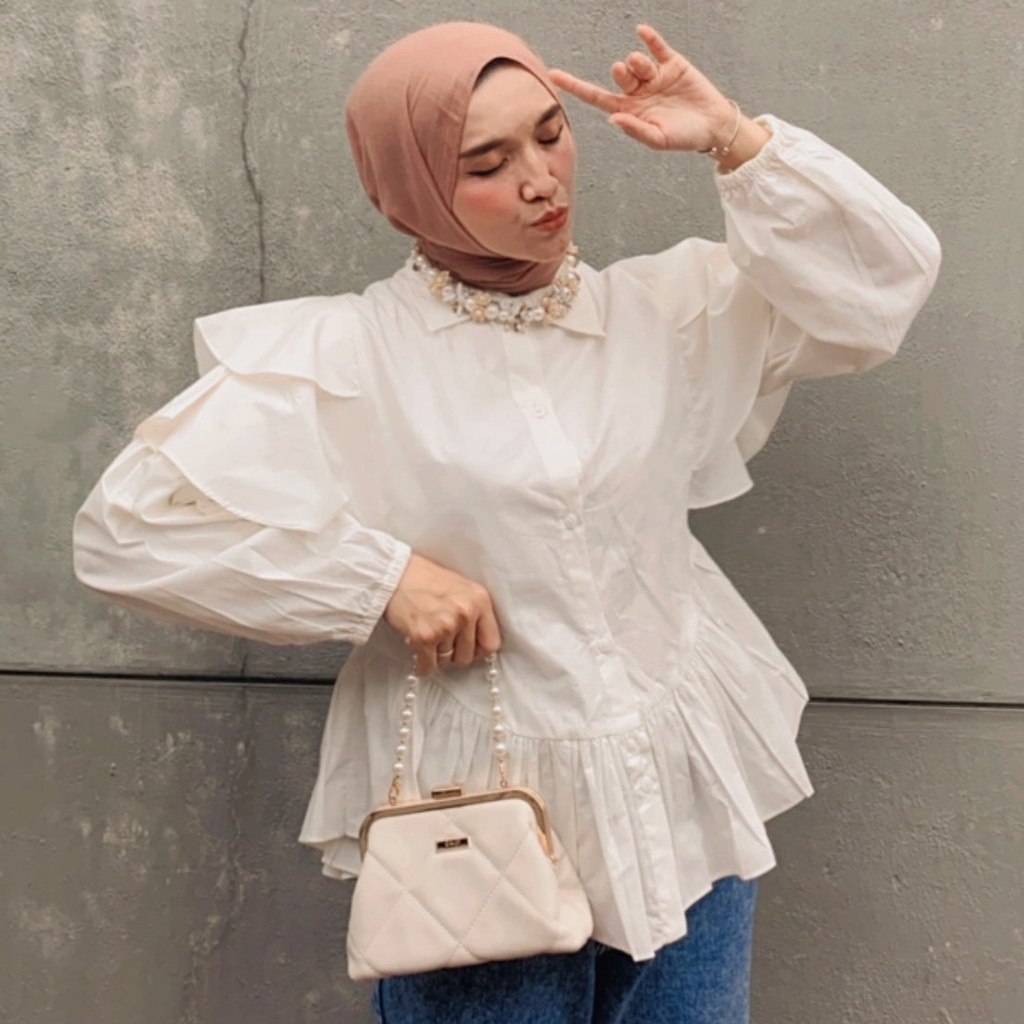 RX FASHION - KIARA BLOUSE FASHION ATASAN WANITA - PN