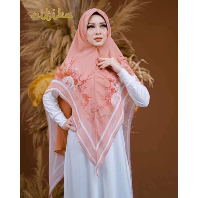 khimar seruty printing NITIKA motif