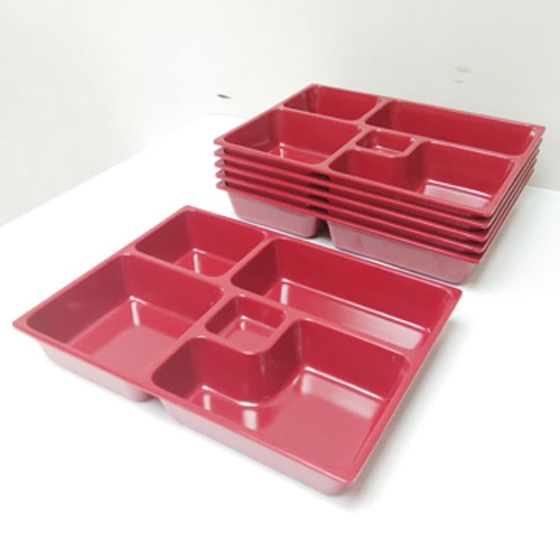Piring Sekat Partisi Bento Box 25 cm Japanese Style Hokben Resto saji