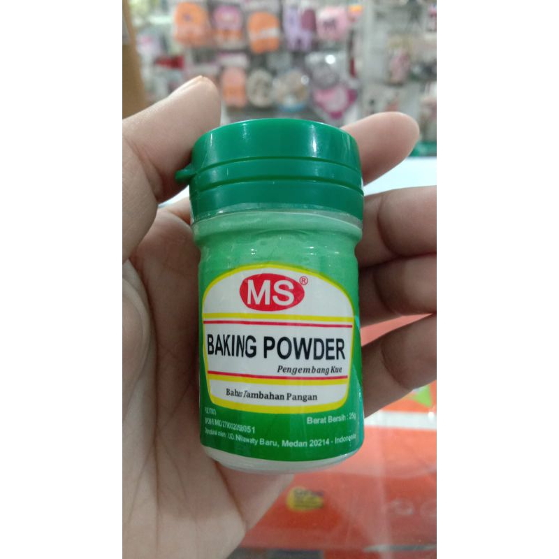 MS SODA POWDER / CREAM OF TAR TAR 20GR  / BICARBONATE / BAKING POWDER  25GR