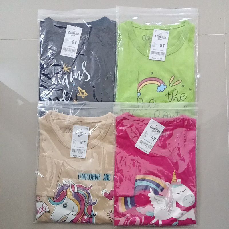 Kaos Anak Perempuan Lengan Panjang 6-14