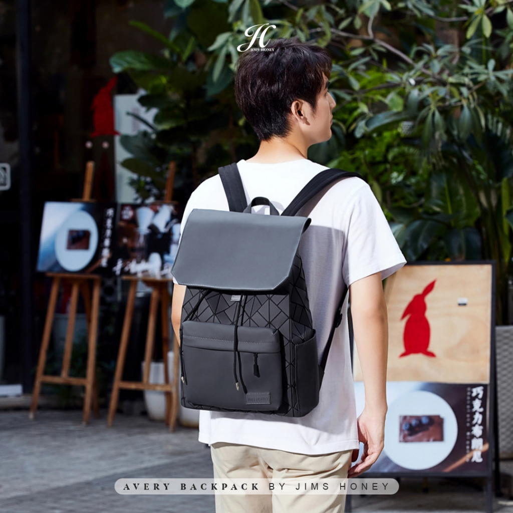 Avery bag tas ransel jims honey laptop unisex wanita pria original realpic anti air exclusive official store